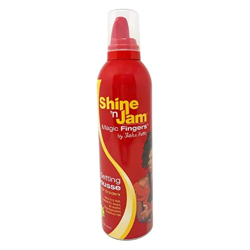 Ampro Shine'n Jam Magic Fingers Setting Mousse for Braiders 12oz