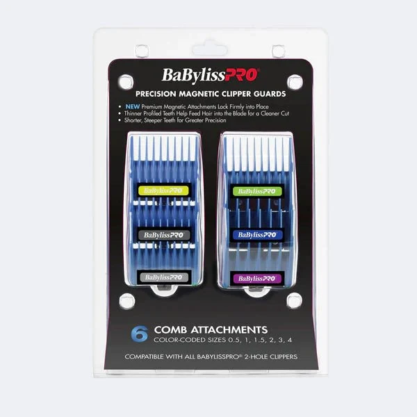 BaBylissPRO Magnetic Precision Clipper Guards (6-Piece Set) - Image 2