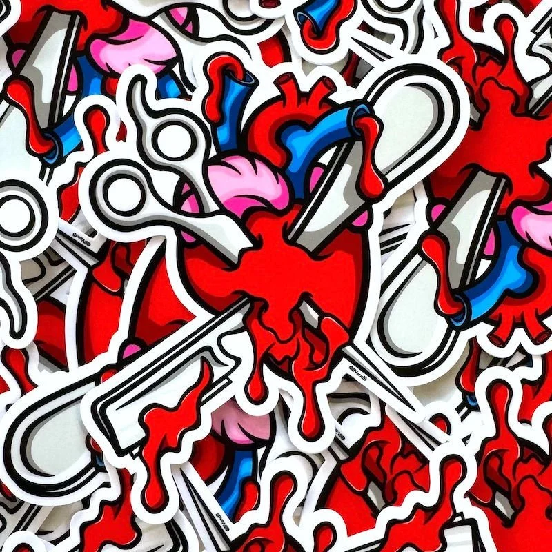 BvandB Sticker – Premium Barbering Decal - Image 3