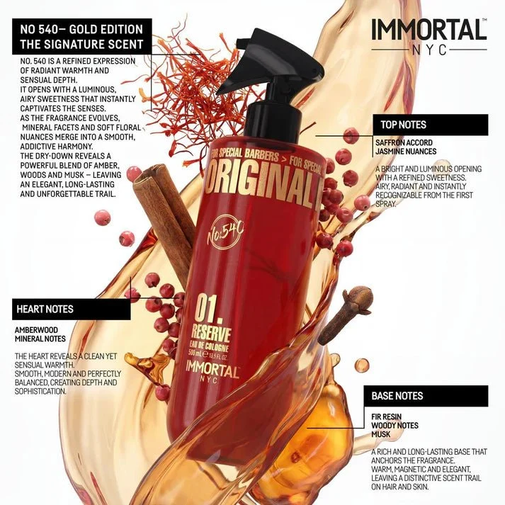 Immortal NYC 01 Reserve Gold Edition No. 540 Cologne - Image 2