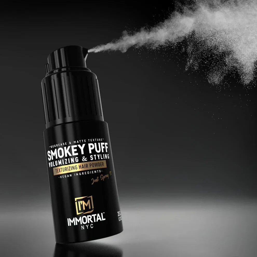 Immortal Smokey Puff – Degrease & Matte Texturizing Hair Powder - Image 2