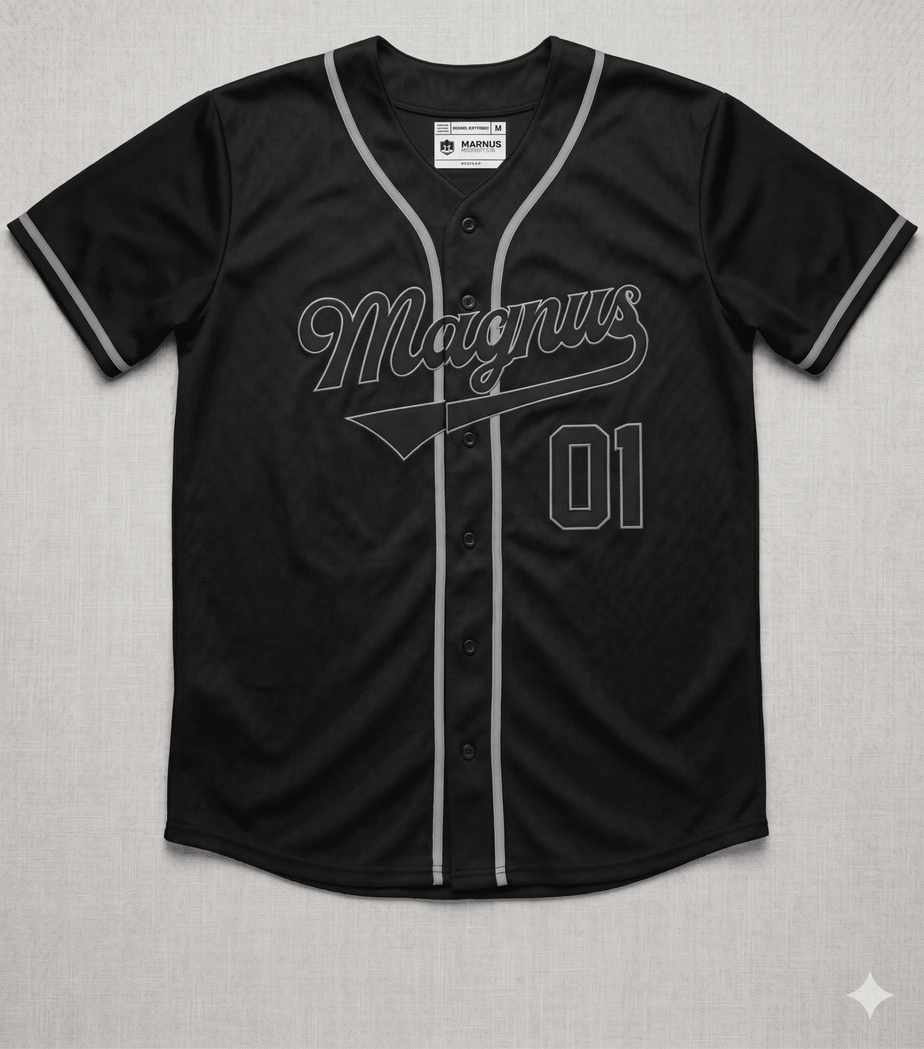 Magnus Barber Baseball Jersey - Image 2