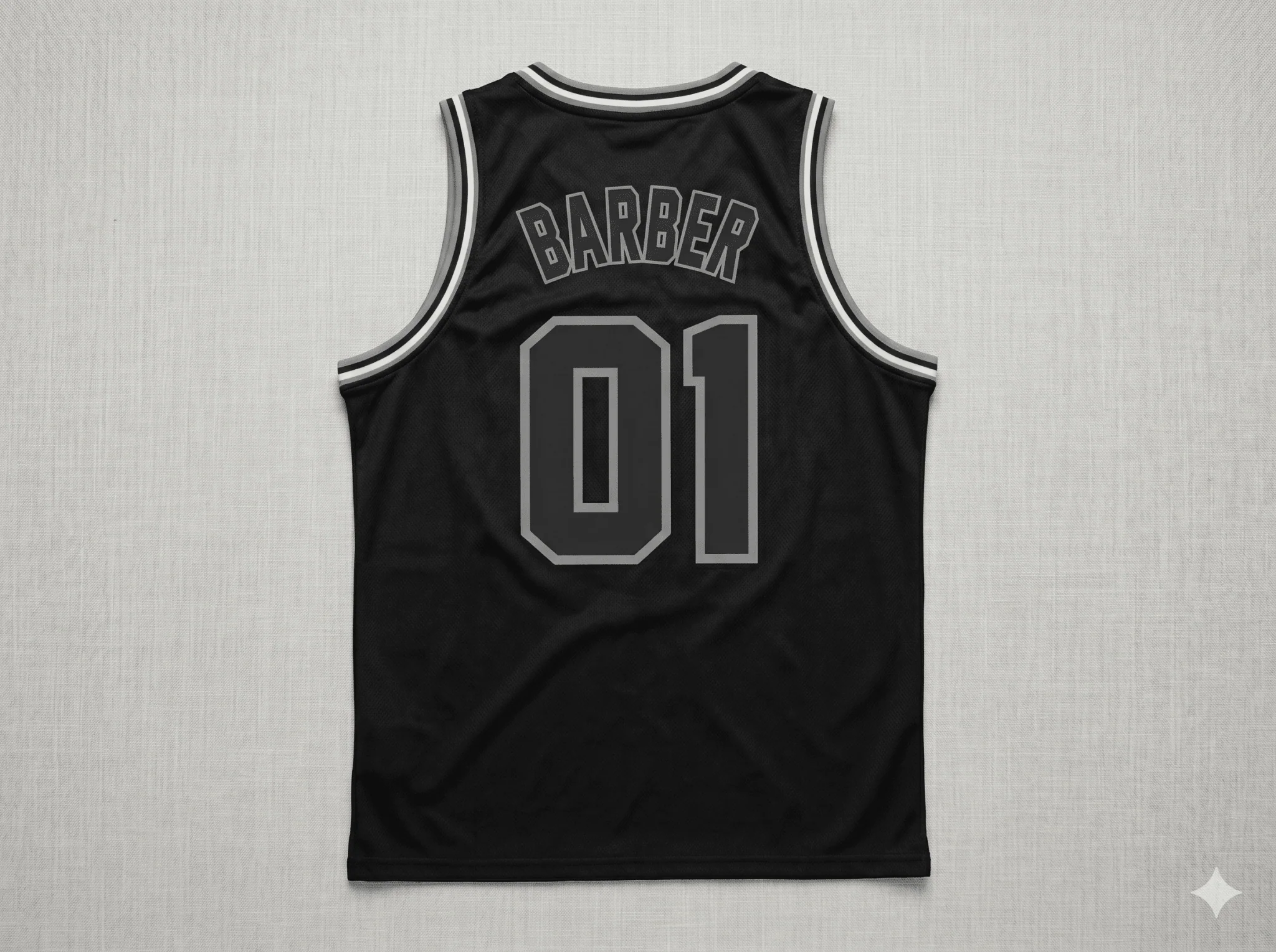 Magnus Barber Basketball Jersey | Breathable Mesh - Image 2