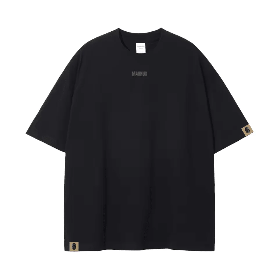 Magnus Oversized T-Shirt Black Hustle Never Fades - Image 4