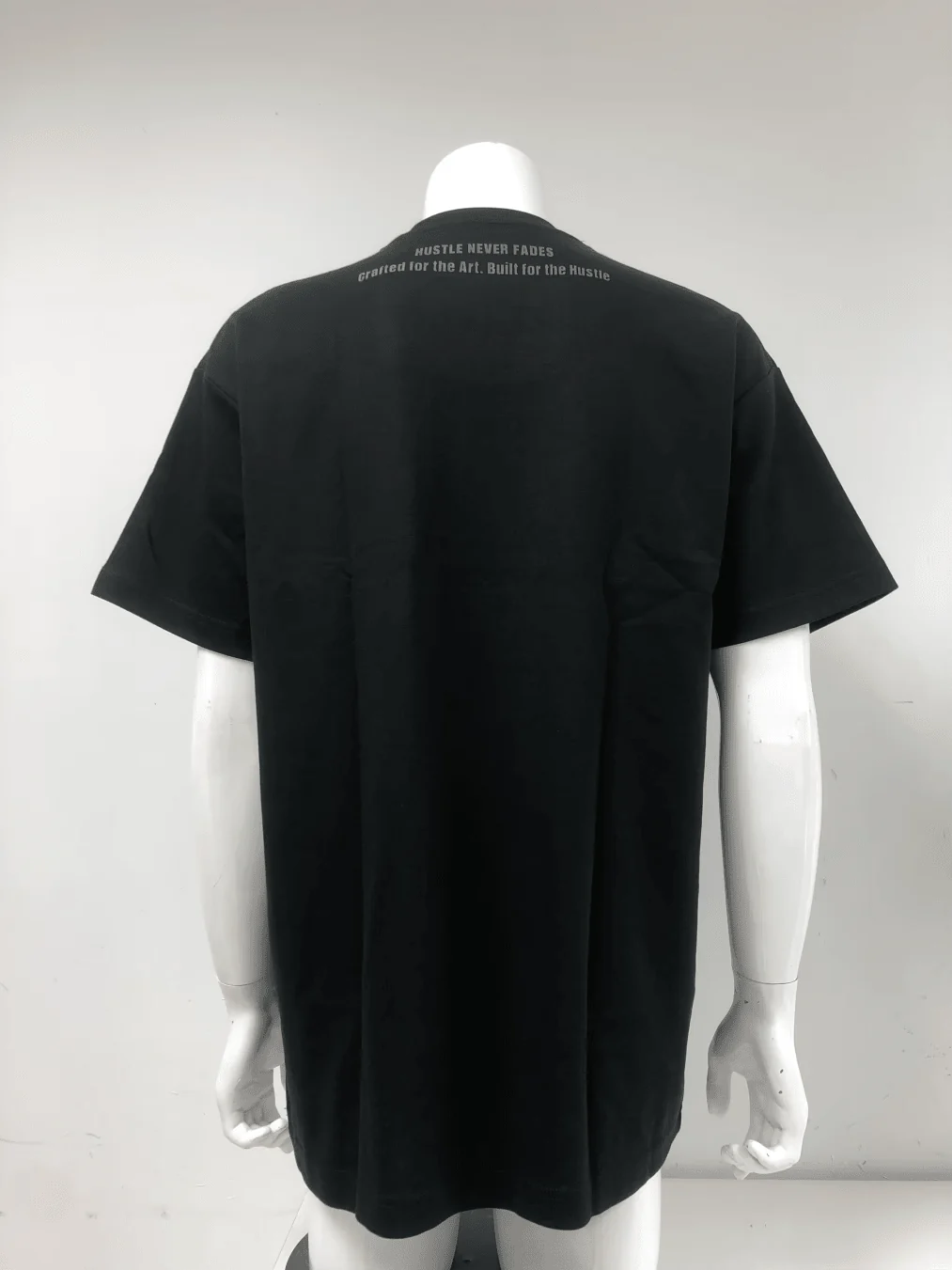 Magnus Oversized T-Shirt Black Hustle Never Fades - Image 5