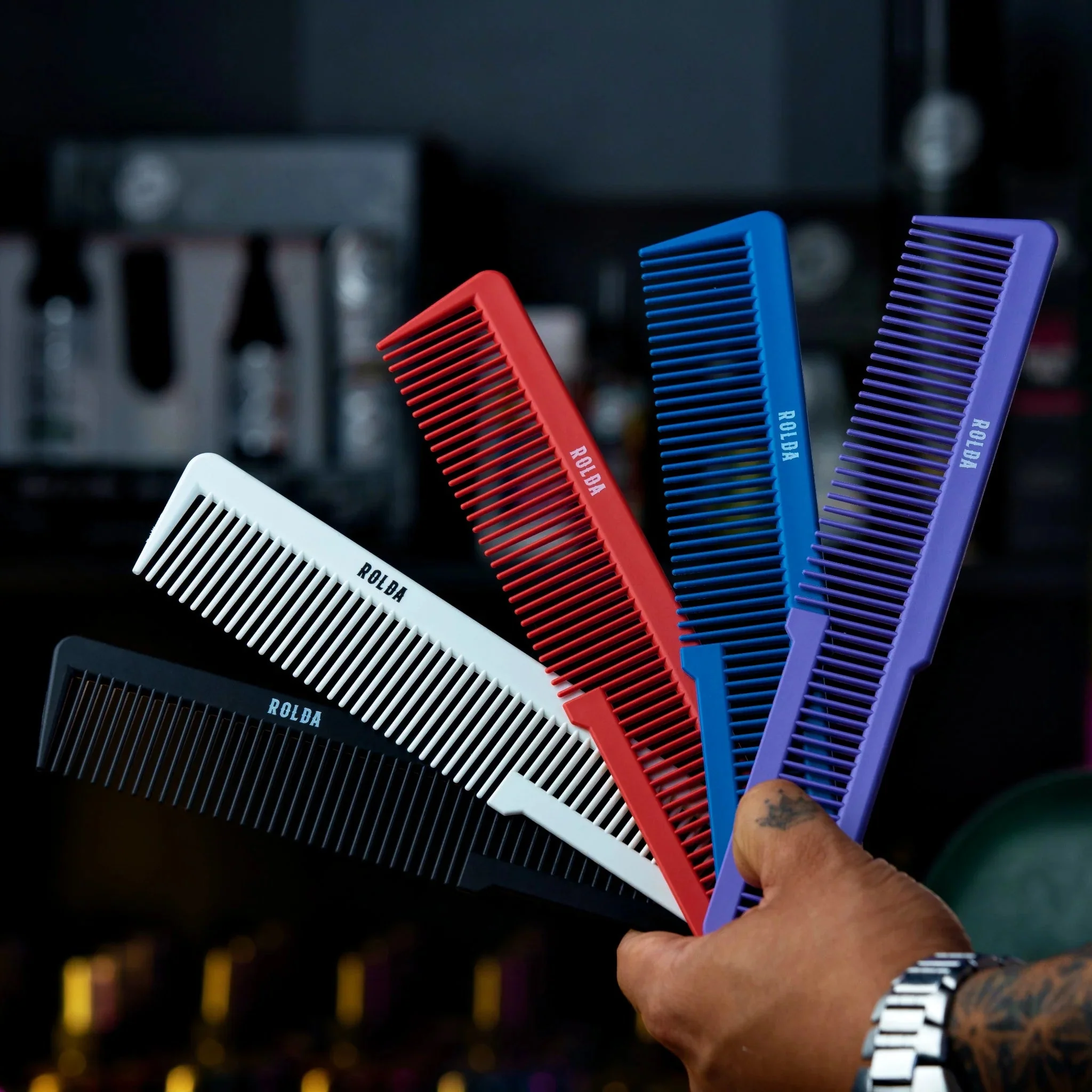 Rolda 8" Carbon Fiber Hair Cutting Comb