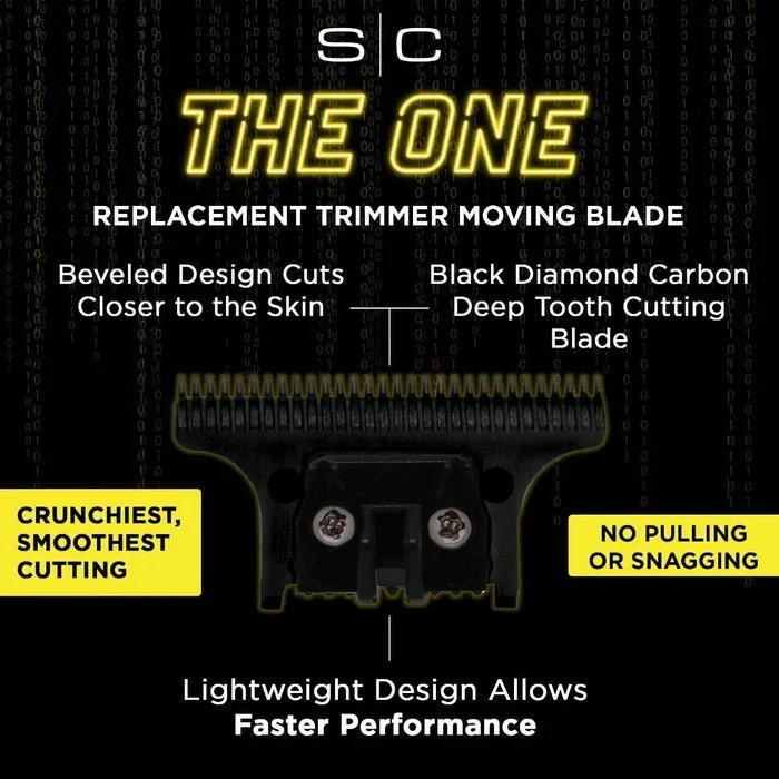 Stylecraft Fixed Gold Titanium Classic X-Pro Trimmer Blade + Black Diamond Carbon DLC The One Cutter Set (SC529GB) - Image 4